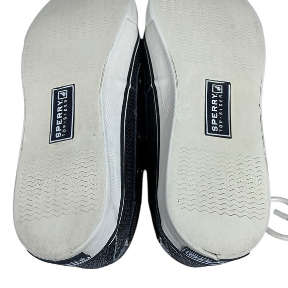 Sperry Top Sider Bahama Slip-On Loafer Boat Shoe Sequin Patent Black Women US 7 - Picture 10 of 16